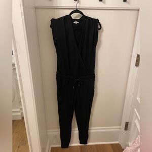 Z Supply black jersey jumpsuit